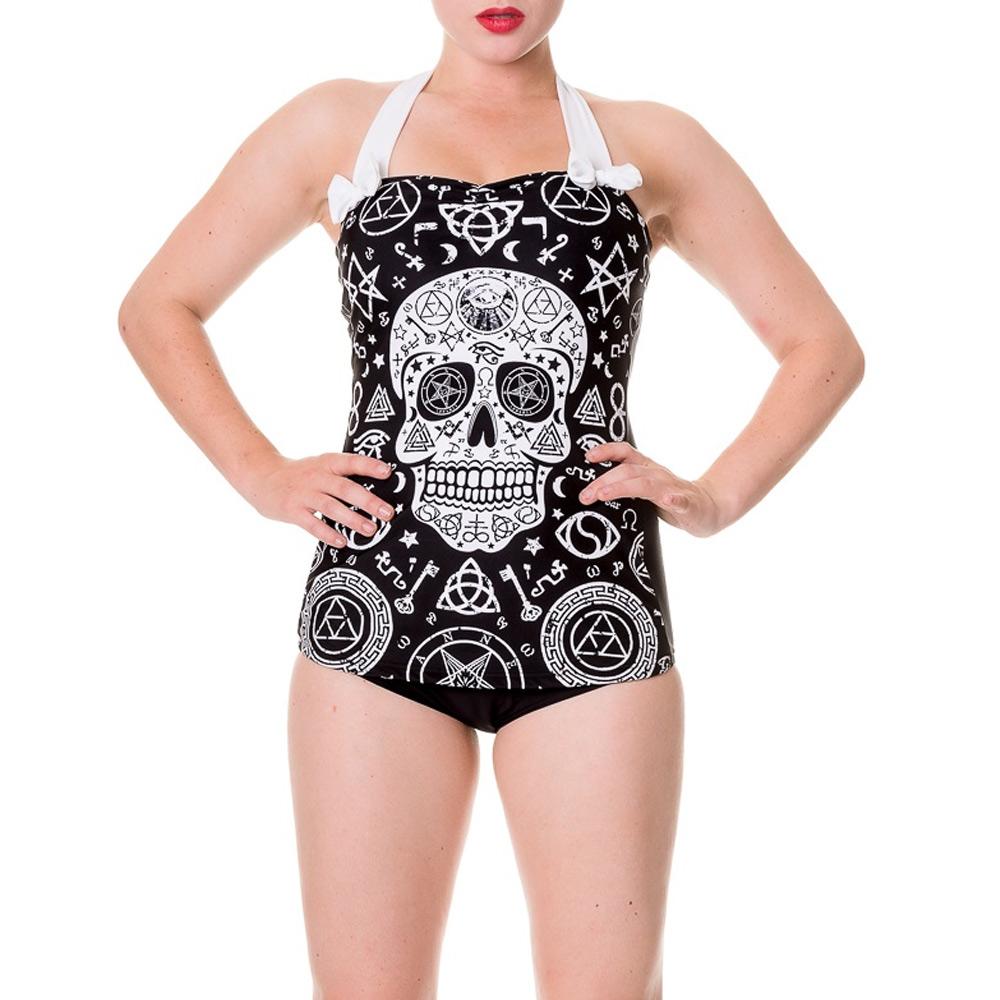 day of the dead bathing suit